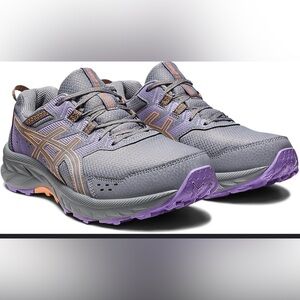 Oasis Gray and Purple Athletic Shoes